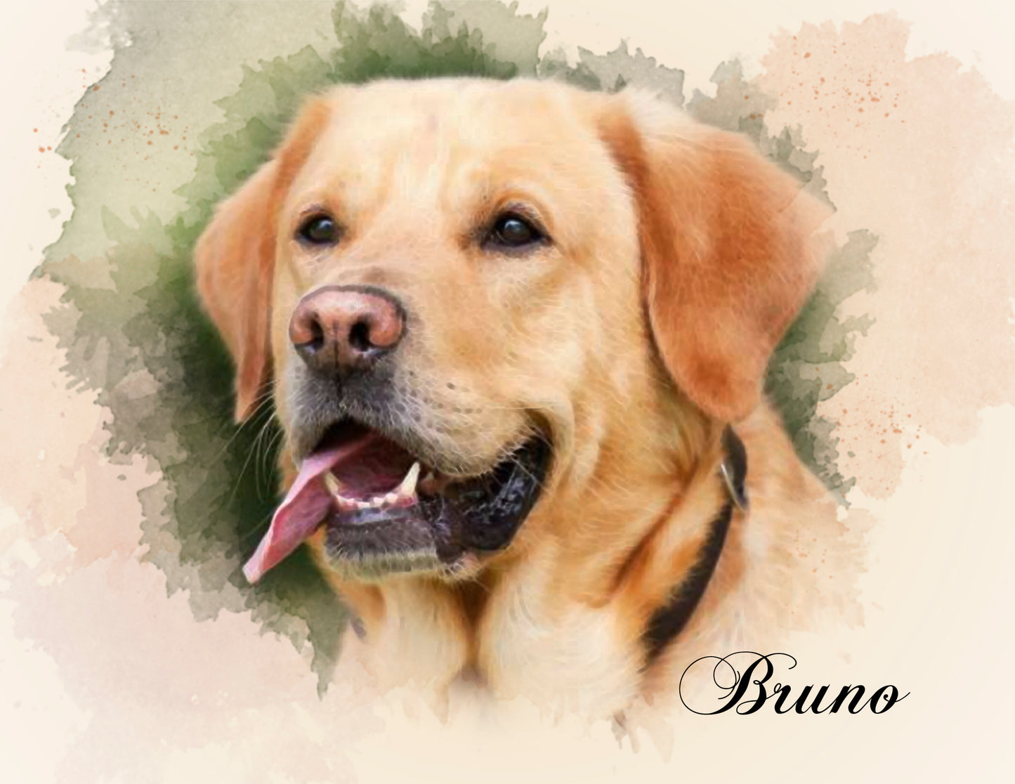 WATERCOLOR PORTRAIT - PETS - FAMILY PORTRAIT