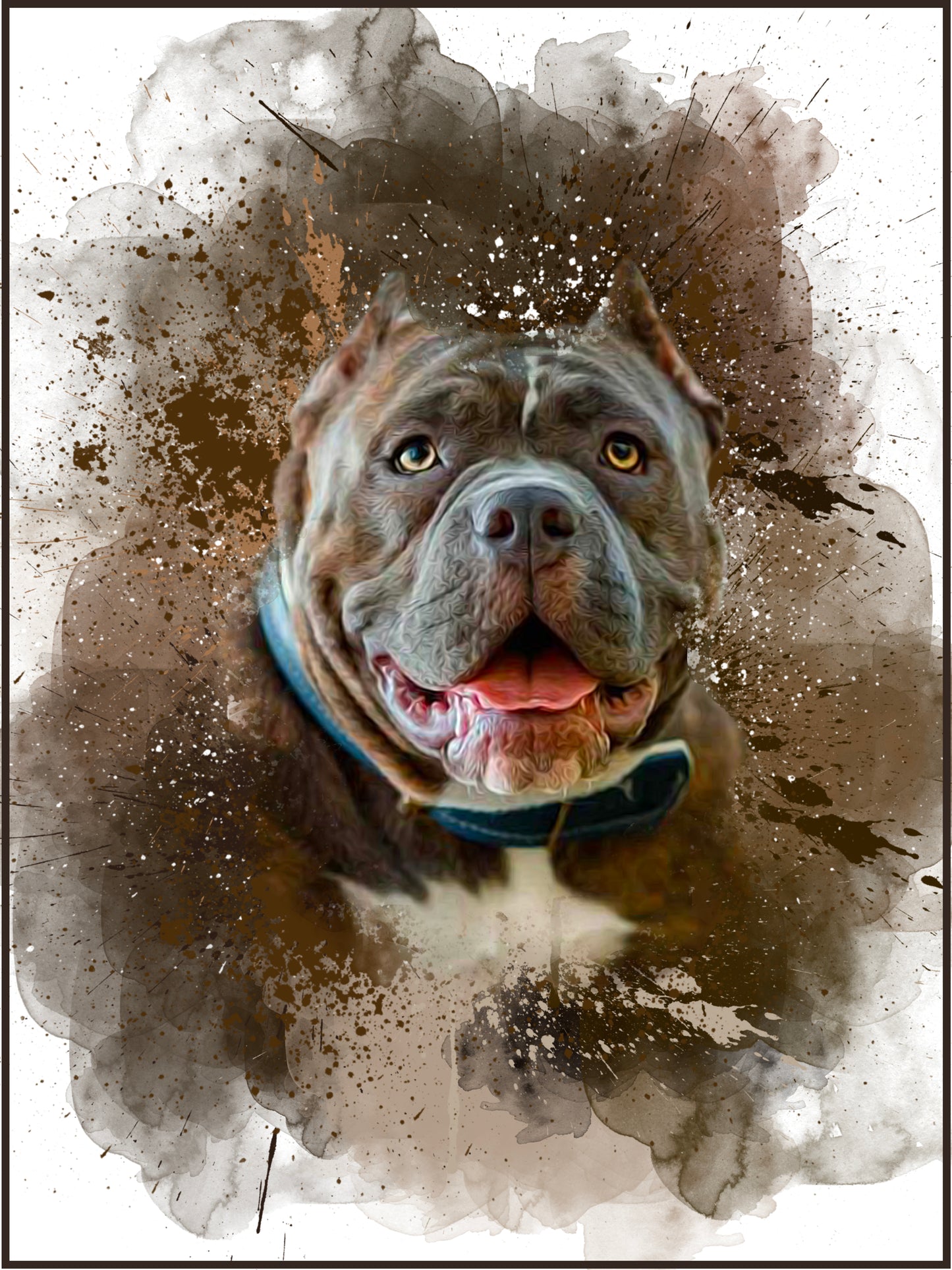 WATERCOLOR PORTRAIT - PETS - FAMILY PORTRAIT